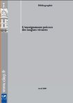 couv bibliographie du ciep sur enseignement précoce des langues