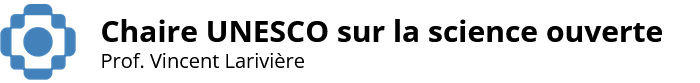 chaire de recherche UNESCO sur la science ouverte